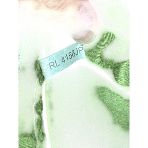 Relic Green Suede Brown Leather Floral Handle Crossbody Bag SKU 7056 - Picture 11 of 13